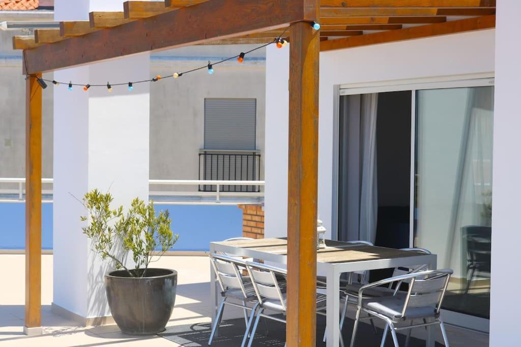 Sitio Penthouse - Big Terrace With Sea View & Bbq Villa Назаре Екстериор снимка
